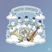 School Winter Concert Clip Art